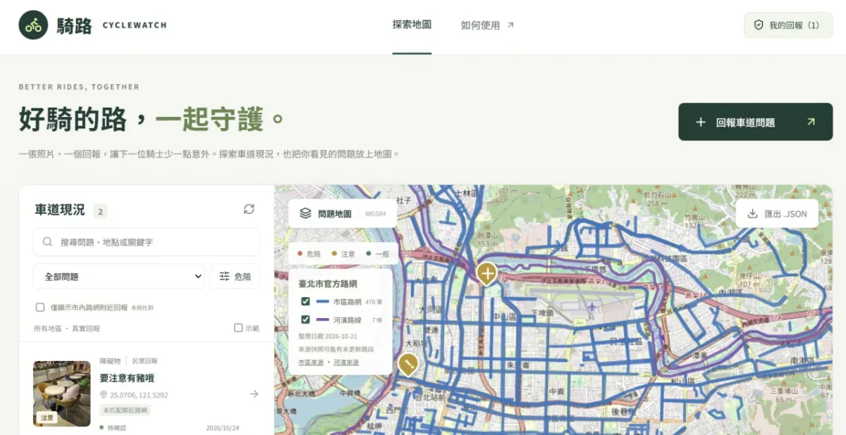 路騎: Cyclewatch的分享圖